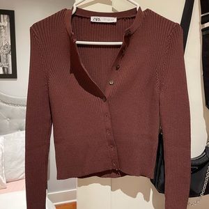 Zara Cropped Cardigan